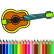 BTS Music Instrument Coloring Book BTS Music Instrument Coloring Book img