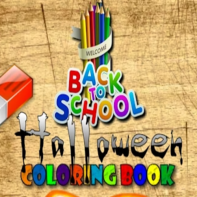 BTS Halloween Coloring Book cover