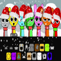 Sprunki in Backrooms Christmas Skibidi Terrors cover