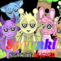 Sprunki Rejoyed Night Time cover
