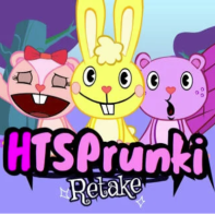 Sprunki Retake Happy Tree Friends cover