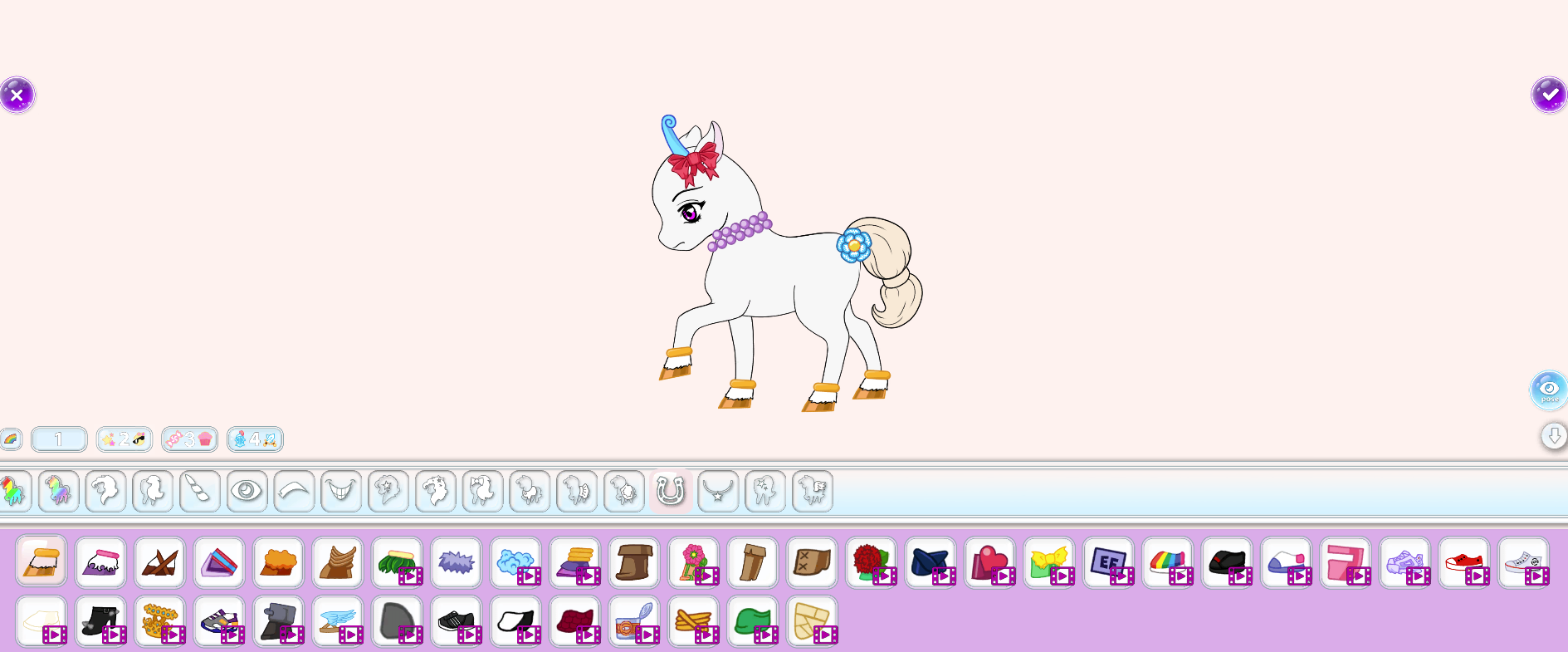Chibi Unicorn Dress Up screenshot